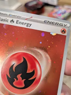 Pokemon 151 HD Cosmos Holo Basic Fire Energy Master Set - Image 3