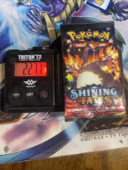 ULTRA HEAVY! 22.75G Pokemon TCG Shining Fates Booster Pack - Image 1