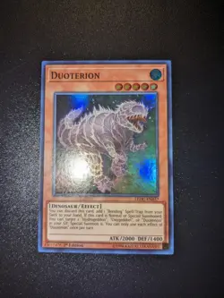 Yugioh! Duoterion - LEDU-EN037 - Super Rare - 1st Edition Near Mint, English - Image 1