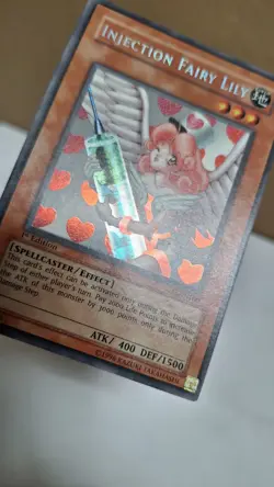 Yugioh Injection Fairy Lily LOD-100 Secret Rare 1st Edition NM - VLP - Image 4
