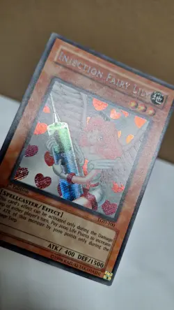 Yugioh Injection Fairy Lily LOD-100 Secret Rare 1st Edition NM - VLP - Image 5