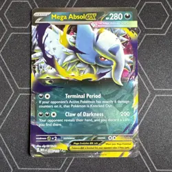Mega Absol ex 086/132 Pokemon TCG Card Mega Evolution English - Image 1