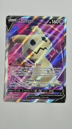 Pokemon Mimikyu v TCG Full Art Ultra Rare Card Battle Styles 148/163 - Image 1