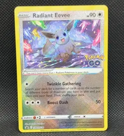 Radiant Eevee Swsh230 Swsh Sword & Shield Promo Cards Holo NM - Image 1