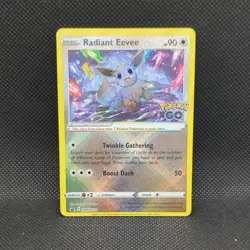 Radiant Eevee Swsh230 Swsh Sword & Shield Promo Cards Holo NM - Image 2