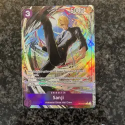 OP12-070 Sanji : Rare Alternative Art English One Piece TCG Card : OP12: Legacy - Image 1