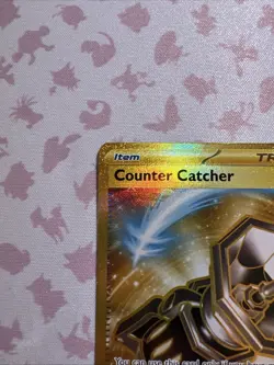 Counter Catcher 264/182 Paradox Rift Gold Secret Rare Holo Pokemon Card NM - Image 2