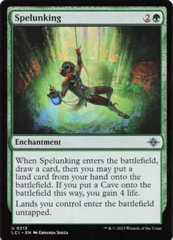 Spelunking U The Lost Caverns of Ixalan # 213 NM - Image 1