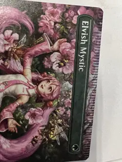 MISPRINT: Crimpled Elvish Mystic from Hatsune Miku Secret Lair SLD - Image 2