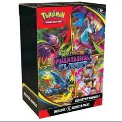Pokemon Mega Evolution Phantasmal Flames Booster Bundle Ships 11/14 Release Day - Image 1