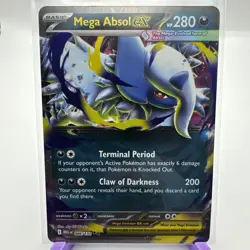 Pokemon TCG Mega Evolution Mega Absol Ex 086/132 Double Rare NM English - Image 1