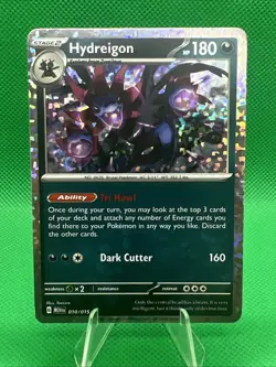 Pokemon Hydreigon (10/15) McDonald's Promos 2024 NM HOLO - Image 1