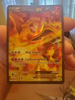 FREE SHIPPING Pokemon TCG: Charizard EX XY121 Black Star Promo Full Art Holo - Image 1