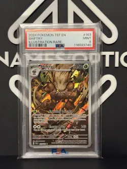 Pokemon 2024 TEF En-Temporal Forces #163 Shiftry Illustration PSA 9 - Image 1