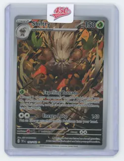 Pokemon Temporal Forces Shiftry Illustration Rare #163/162 - Image 1