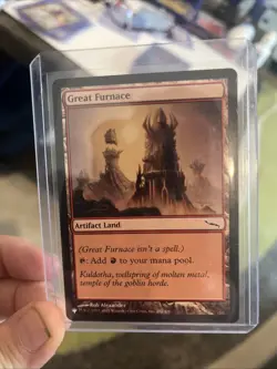 Magic The Gathering GREAT FURNACE 282 MINT CONDITION NEVER PLAYED WITH CARD - Image 1