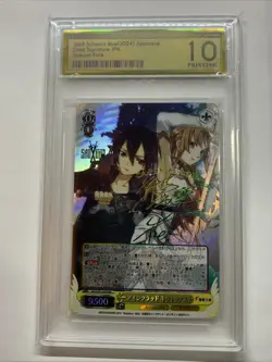 Asuna Sword Art Sao 10th SSP Slab Graded Card Holo Foil Anime 10 Pristine Waifu - Image 1