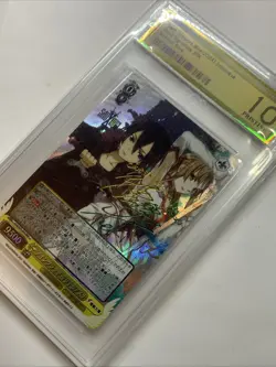 Asuna Sword Art Sao 10th SSP Slab Graded Card Holo Foil Anime 10 Pristine Waifu - Image 3