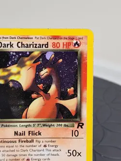 Dark Charizard Pokemon Card Holo Rare Team Rocket Set 4/82 Excellent Condition - Image 4