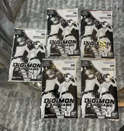 Digimon Card Game Story Time Stranger Set Of 5 Promo Pack NYCC Bandai Namco - Image 1