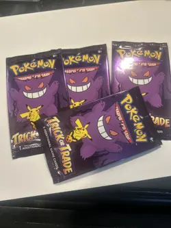 4 Packs 2022 Pokemon TCG Trick or Trade Halloween Booster Bundle 12 Cards - Image 1