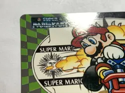 Mario Kart Card Nintendo made in Japan Banpresto 1993 Vintage Metro No.8 F/S - Image 3