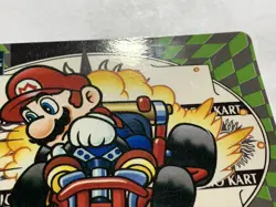 Mario Kart Card Nintendo made in Japan Banpresto 1993 Vintage Metro No.8 F/S - Image 4