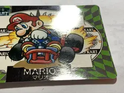 Mario Kart Card Nintendo made in Japan Banpresto 1993 Vintage Metro No.8 F/S - Image 5