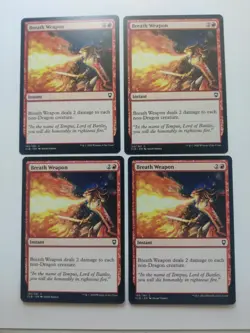 Breath Weapon x 4 Commander Legends: Battle for Baldur's Gate Regular MTG - Image 1