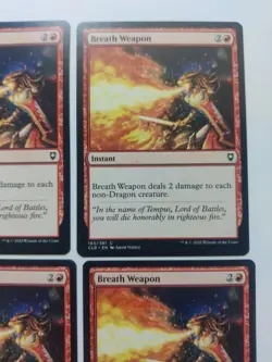 Breath Weapon x 4 Commander Legends: Battle for Baldur's Gate Regular MTG - Image 3