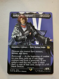 1x Ardyn, the Usurper 0379, Borderless Art, Final Fantasy, MTG NM - Image 1