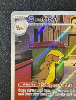 Gumshoos 153/132 Pokemon ME01: Mega Evolution Illustration Rare NM - Image 2