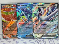 Lugia Ho-Oh Suicune EX 010 007 017 CLB CLC CLV Pokemon TCG Classic NM Promo Set - Image 1