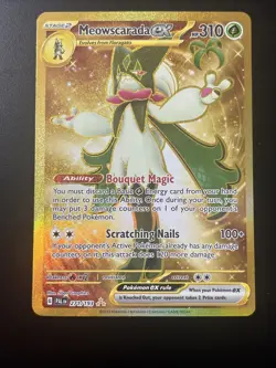 Meowscarada ex - 271/193 - SV02: Paldea Evolved Hyper Rare Pokemon TCG - Image 3