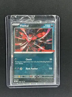 SEALED Yveltal 088/132 Reverse Holo Mega Evolution Pokemon GAMESTOP PROMO - Image 1