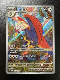 Pokemon TCG - Braviary - Surging Sparks 214/191 Illustration Rare Full Art Holo - Image 1