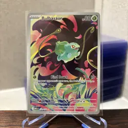 Bulbasaur Illustration Rare - Pokemon Mega Evolution 133/132 NM Pack Fresh - Image 1