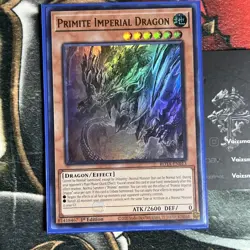 Yu-Gi-Oh! Primite Imperial Dragon ROTA-EN013 Ultra Rare 1st Edition NM - Image 1
