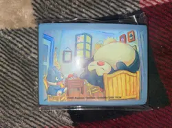 Pokemon Center x Van Gogh Museum Munchlax & Snorlax Bedroom 65 Card Sleeves - Image 1