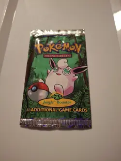 Pokemon TCG Jungle Booster Pack Open/Empty No Cards Wigglytuff Art - Image 1