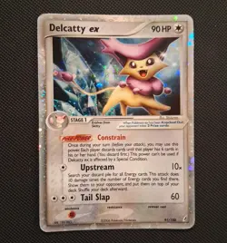 Delcatty EX 91/100 Holo Rare Pokemon Card 2006 Crystal Guardians LP - Image 1