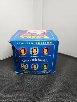RARE Pokemon JIGGLYPUFF 23K Gold Plated Trading Card 1999 Burger King No Stands - Image 4