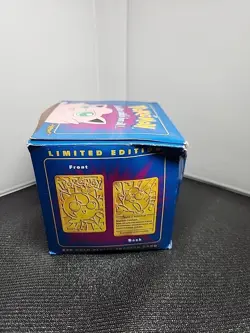 RARE Pokemon JIGGLYPUFF 23K Gold Plated Trading Card 1999 Burger King No Stands - Image 5