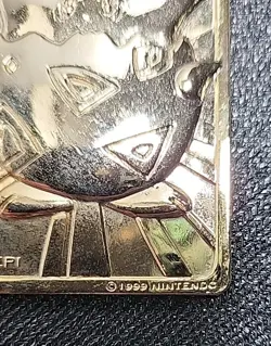 Pokemon Togepi 23k Gold-Plated Card 1999 Authentic Burger King Vintage Card Only - Image 5