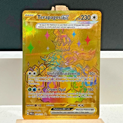 Terapagos EX Hyper Rare Gold Card 180/131 Prismatic Evolutions Holo - NEAR MINT - Image 1