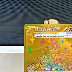 Terapagos EX Hyper Rare Gold Card 180/131 Prismatic Evolutions Holo - NEAR MINT - Image 3