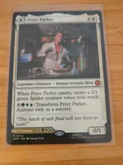 MTG Peter Parker / Amazing Spider-Man 0010 Spider-Man M/NM Free UK P&P - Image 1
