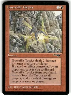 Guerrilla Tactics (Kneeling Knight) Alliances Regular MTG - Image 1