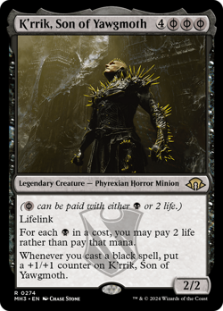 K'rrik, Son of Yawgmoth MTG EDH Custom Commander Deck! Mono Black MH3 - Image 3