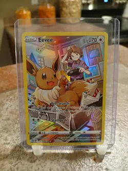 Pokemon TCG Eevee TG11/TG30 Brilliant Stars Trainer Gallery Holo Rare - Image 1
